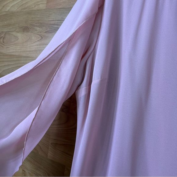 Grace Karin Size XL Back Zip Split Sleeve Blush Lined Dress - Picture 4 of 16